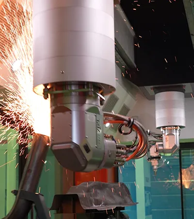 Cortadora láser 3D de doble estación