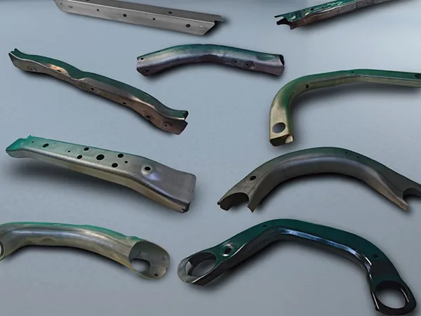 Componentes del subchasis hidroformado